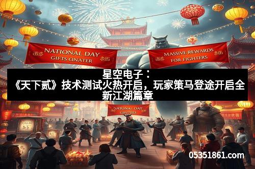 星空电子：《天下贰》技术测试火热开启，玩家策马登途开启全新江湖篇章